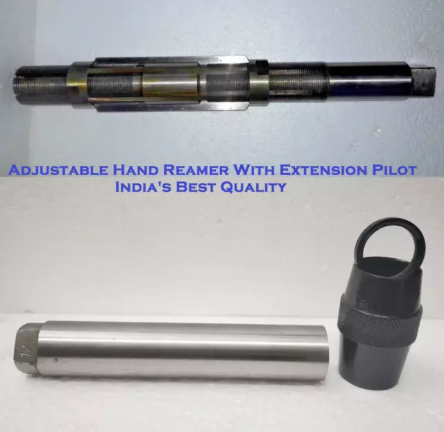H16 Adjustable HAND REAMER 1.13/16" - 2.7/32" + Extension Pilot HQ MAX 3