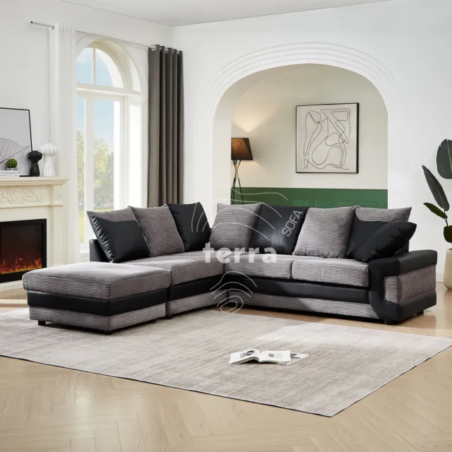 Seater Corner Sofa With Footstool