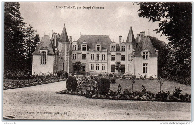 Carte Postale Ancienne - Château De La Fontaine Près Dangé Et Les Ormes - CPA AK