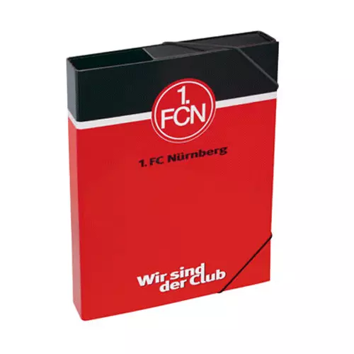 1.FC Nürnberg FCN Heftbox / Dokumentenbox A4 NEU