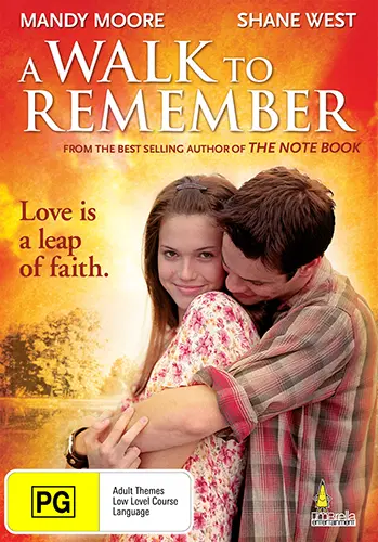 Mandy Moore Shane West A WALK TO REMEMBER - ROMANTIC DRAMA DVD (NEW & SEALED)