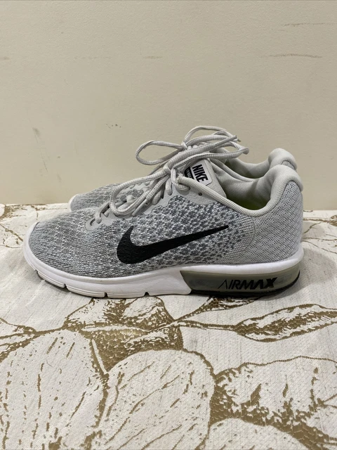 NIKE AIR MAX Sequent 2 Black Shoes Trainers Size UK 6 EUR 40
