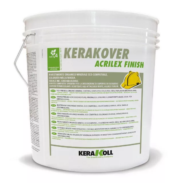 Kerakoll KERAKOVER ACRILEX FINISH 1,2 mm rivestimento organico minerale 25 KG