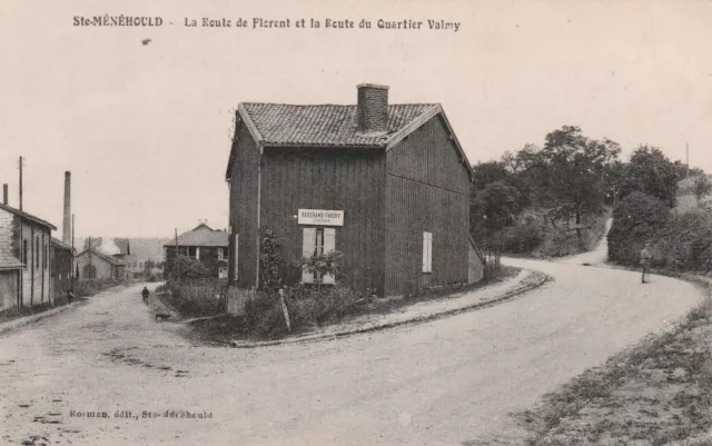 CPA 51 STE SAINTE MENEHOULD La Route de Florent et la Route du Quartier Valmy