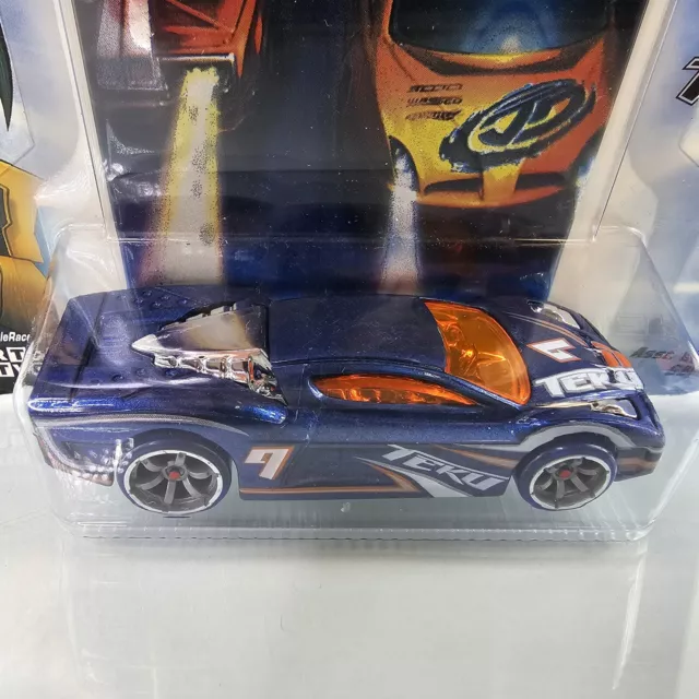 Hot Wheels Acceleracers REVERB Blue Teku Car & Game Cards 1:64 Scale 2004 RARE 3