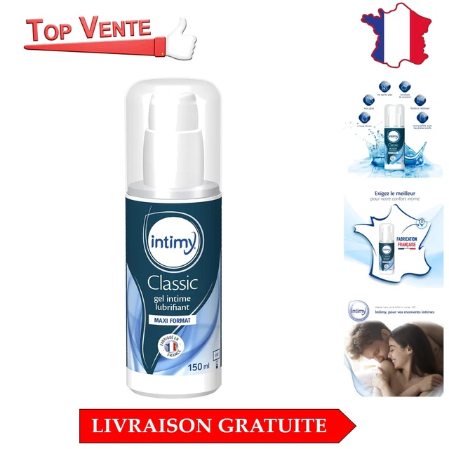 Gel Lubrifiant Intime INTIMY Classic 150 Ml - À Base D'eau - Compatible Préservatifs - Neuf