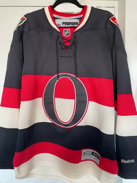 Ottawa Senators Black Alternate Third Reebok Premier Hockey Jersey size M