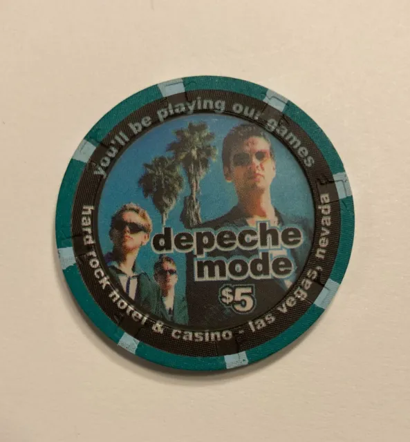 Depeche Mode Hard Rock Cafe 5 Dollar Casino Chip