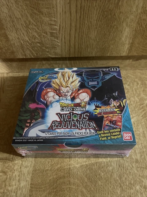Dragon Ball Card Game TCG Vicious Rejuvenation sealed Booster Box B12 Sealed