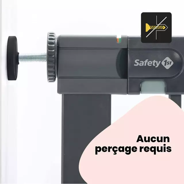 Barrière Sécurité Bébé barrière Extensible Fermeture Facile Fixation Sans Percer 3