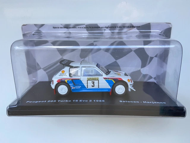 Peugeot 205 A. Vatanen T.Harryman 1985 Rally Set Support Van and Trailer 1:18 OttoMobile