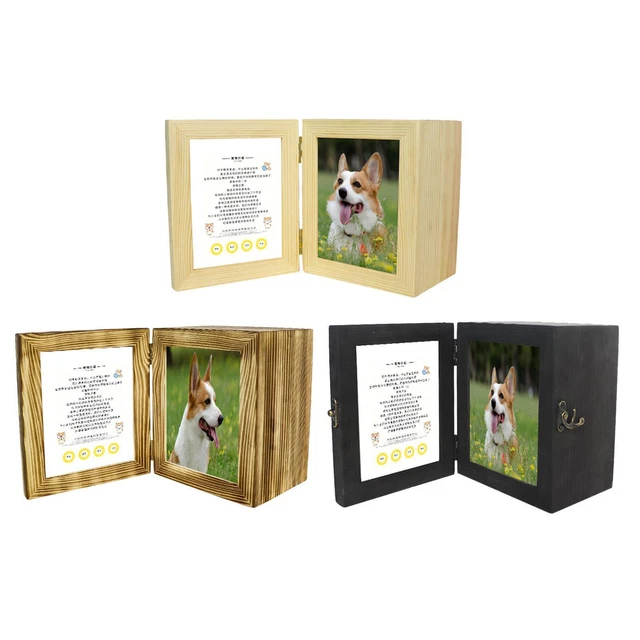 Urna de madera para perros, gatos, cenizas, marco de fotos, souvenir, regalos,