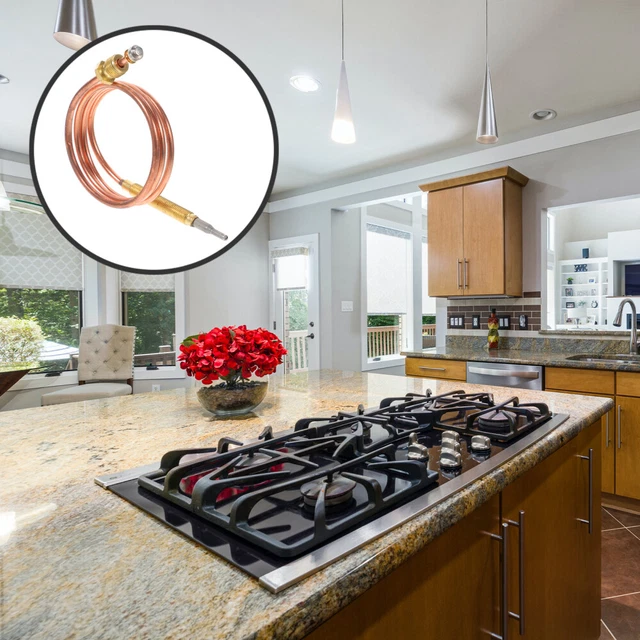 Termocoppia Per Camino A Gas Universale - Sensore Di Sicurezza Con Filettatura M9x, 600mm - Foto 6