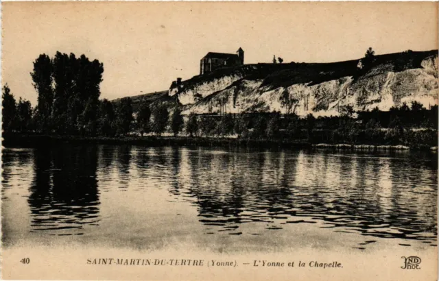 CPA Saint-Martin-du-Tertre - L'Yonne et la Chapelle FRANCE (960841)