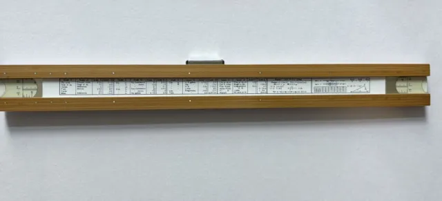 Vintage Frederick Post Co 11 Inch Slide Ruler No. 1447 Japan