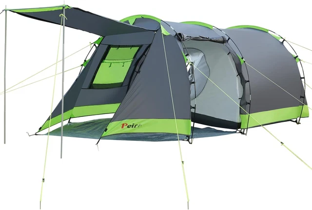 TOMOUNT Tenda A Tipi In Cotone 2,8m Per 6-8 Persone - Campeggio E Trekking - 2