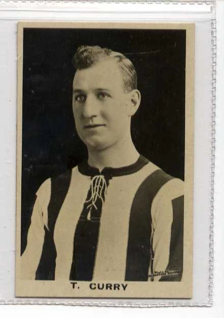 (Jw867-100) Thomson, Footballers Signed,T.Curry ,1923#