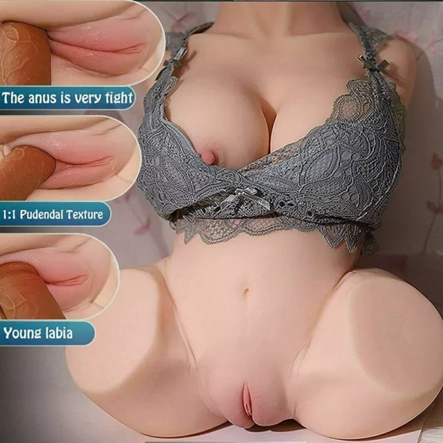 Realistic 3D sex dolls silicone-woman-vagina-anal and big-breasts-torso-sex doll