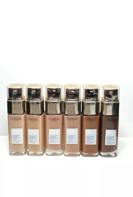 L'Oreal Age Perfect Anti-Aging Radiant Liquid Foundation 30ml Choose Your Shade