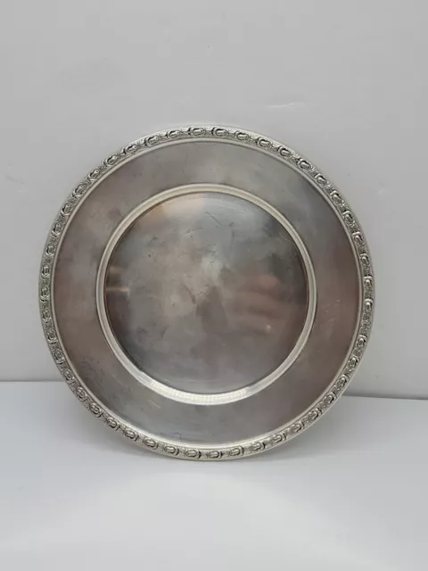 Frank Whiting Sterling Small Plate ~ Talisman Rose ~ No Mono 6 1/4" #1285
