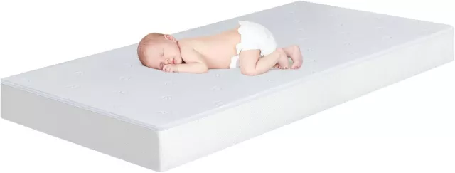 Babymatratze 60 x 120 für Babybett und Kinderbett, atmungsaktiv, 11cm Hoch