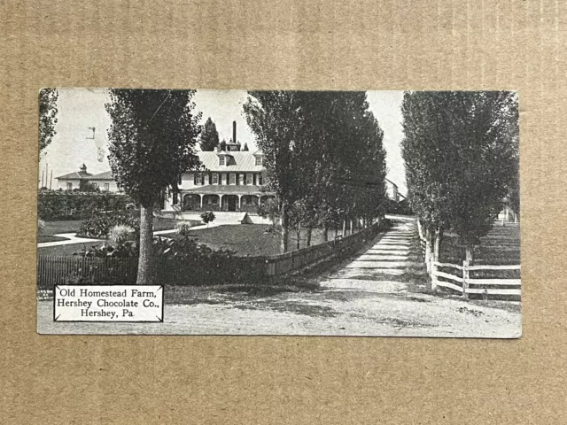 Hershey Chocolate Co. Pennsylvania Postcard Old Homestead Farm PA Vintage 1910