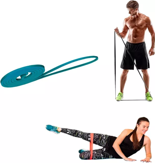 Training Band Fascia Elastica di Resistenza per Fitness Crossfit Azzurro 5 Kg