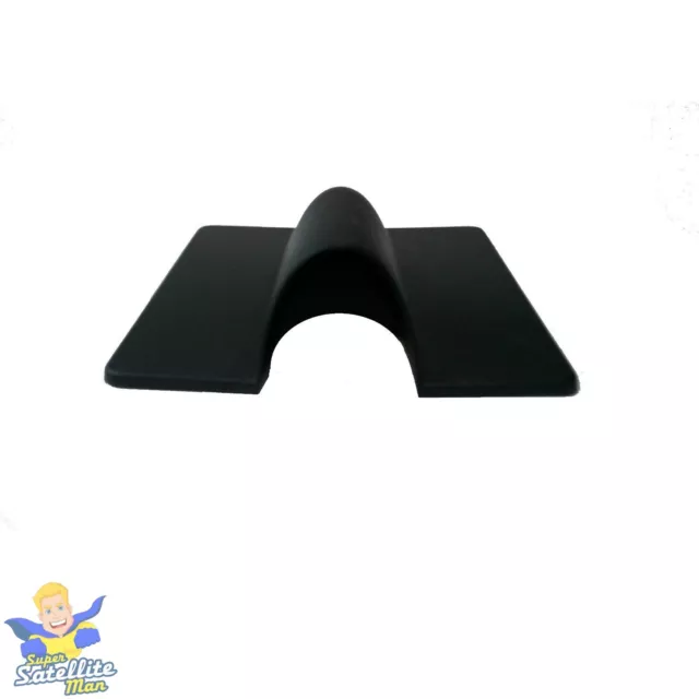 2 x BLACK BRICK BUSTER COVER / BLOW OUT PLATE FOR SATELLITE / AERIAL CABLE