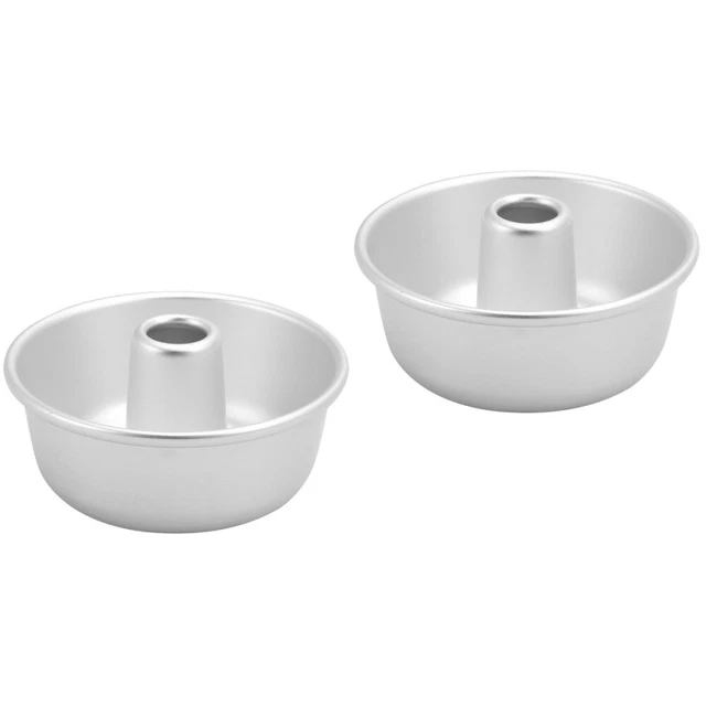 2x Small Cake Baking Pan Cake Making Molds Baking Accessory Donut Baking Tray