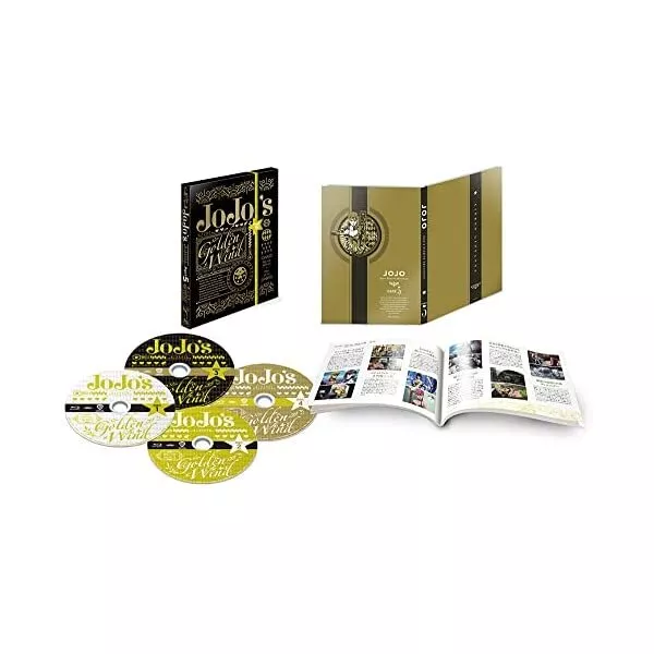 JoJos Bizarre Adventure Golden Wind Set 2 Limited Edition Blu-ray