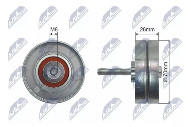 Poulie Courroie De Distribution Pour Mazda 6 6 Hatchback 3