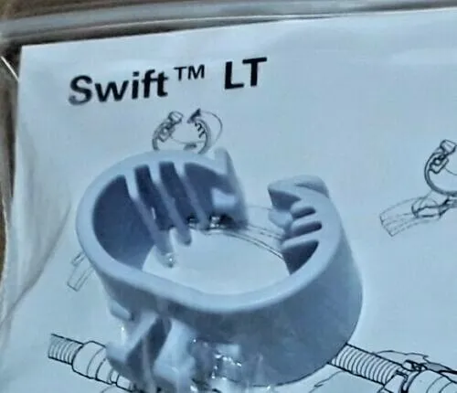 Genuine "OEM" ResMed SWIFT LT PLASTIC TUBE CLIP RETAINER - NEW & SEALED!!