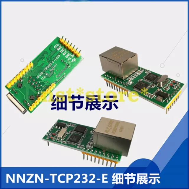 NNZN-TCP232-E TTL modulo seriale a Ethernet 18 rete modulo server seriale IO