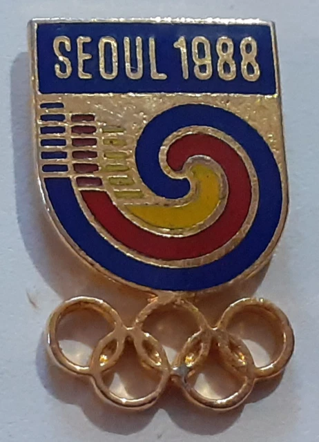 Jeu De Pins Collectifs Officiels - Équipe Olympique USA - Séoul 1988 - Édition Limitée (excellent état Vintage)