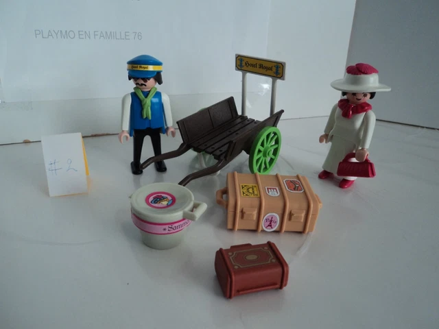 Playmobil Vintage – Set Belle Époque 5400 – 1989 – Homme Tricycle Bouquet – Complet