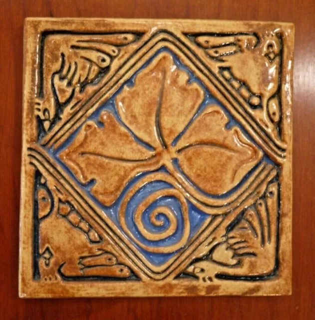 Wonderful 1930s Batchelder (California) Vintage Tile 5 3/4 x 5 3/4 inches
