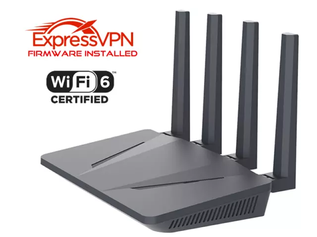 Guardian Routers AX18 WiFi6 Express router VPN con ""Aircove RouterOS"" installato