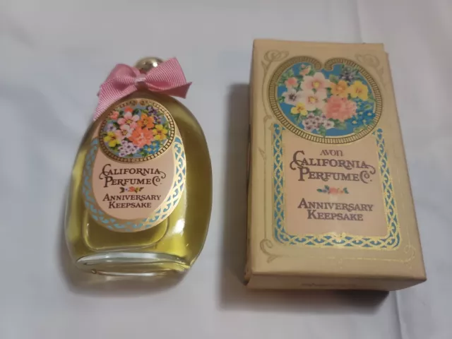 Vintage NIB Avon California Perfume Co. Anniversary Keepsake Charisma 1.7 fl. oz