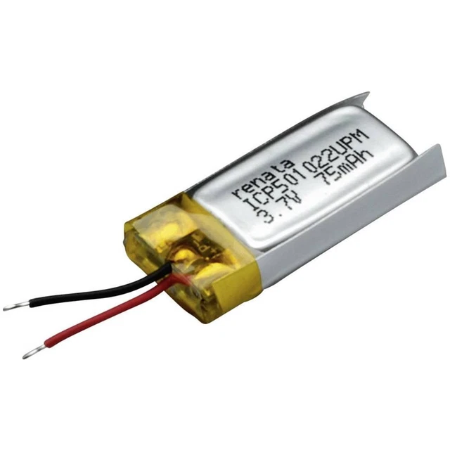 Jauch Quartz LP402025JU LiPo-Akku – 3.7 V, 140 MAh, Mit Schutzelektronik