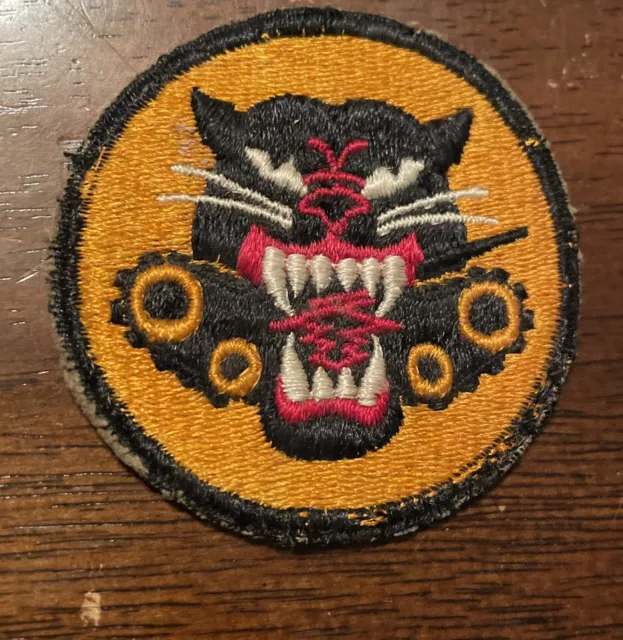 Vtg Wwii 4 Wheel U.s. Army Tank Destroyer Embroidered Patch
