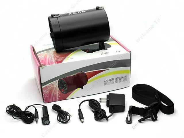 Waistband AKER AK38 25W Waistband Portable Teacher PA Voice Amplifier Booster 3