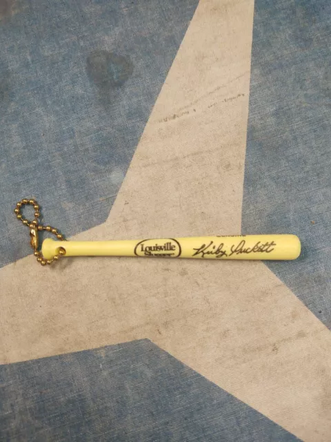 Rare Louisville Slugger Kirby Puckett Plastic Mini Baseball Bat 4.75 In's