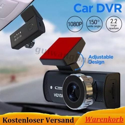 1080P FHD Auto Kamera Dashcam WiFi GPS G-Sensor DVR Nachtsicht Video Recorder