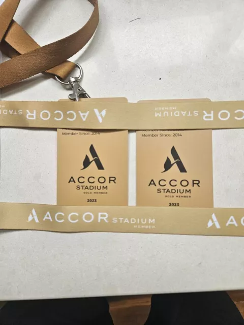 Two x Accor Stadium Gold Memberships