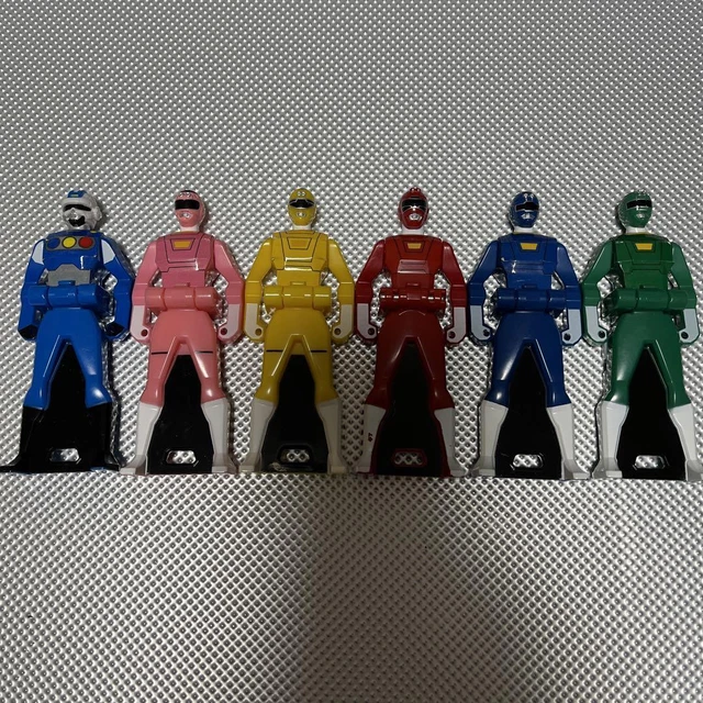 Turbo Ranger Ranger Key POWER RANGERS TURBO Carranger Ranger Key signalman 6set Bundle Bulk ...