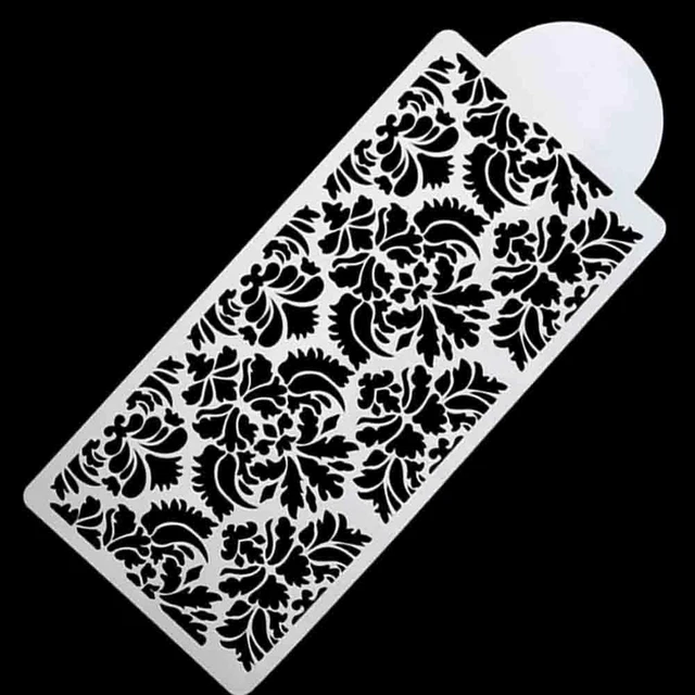 Baking Tool Side Decor Mould Face Pack Flower Border Fondant Hollow Cake V8F2