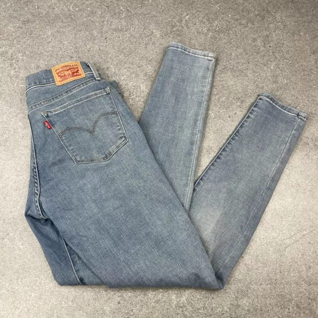 Jeans Levis blu 710 ginocchia strappate super skinny W29 L30 2