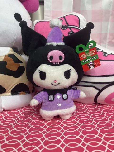 Sanrio Hello Kitty And Friends Kuromi Christmas Holiday Plush Stuffed Doll 2023