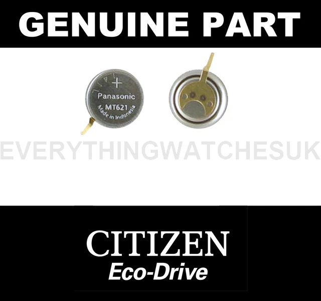 CITIZEN 295 51 ECO Drive Capacitor Battery MT621 fits B110 B117M