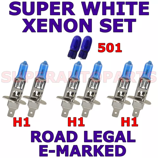 Pour Alfa Romeo 155 Saloon 1992-1998 Set H1 501 Xenon Ampoules Halogène